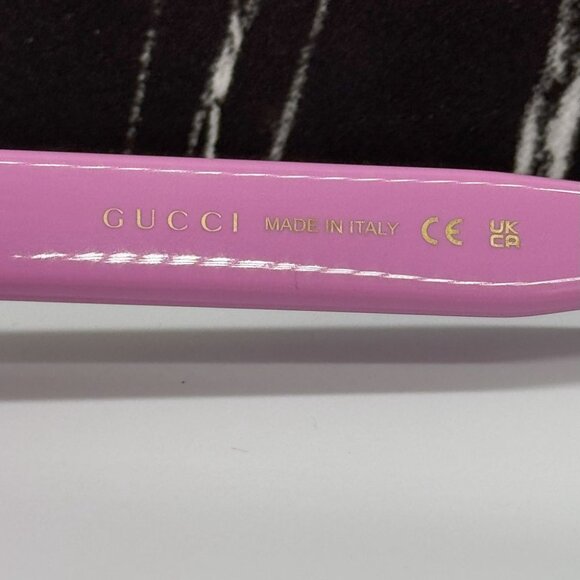 NEW GG1773S 010 GUCCI CAT EYE PINK WOMEN GUCCI SUNGLASSES - Picture 9 of 10